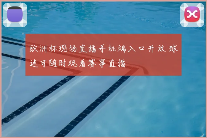 欧洲杯现场直播手机端入口开放 球迷可随时观看赛事直播
