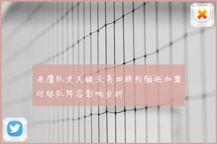 老鹰队史关键交易回顾约翰逊加盟对球队阵容影响分析